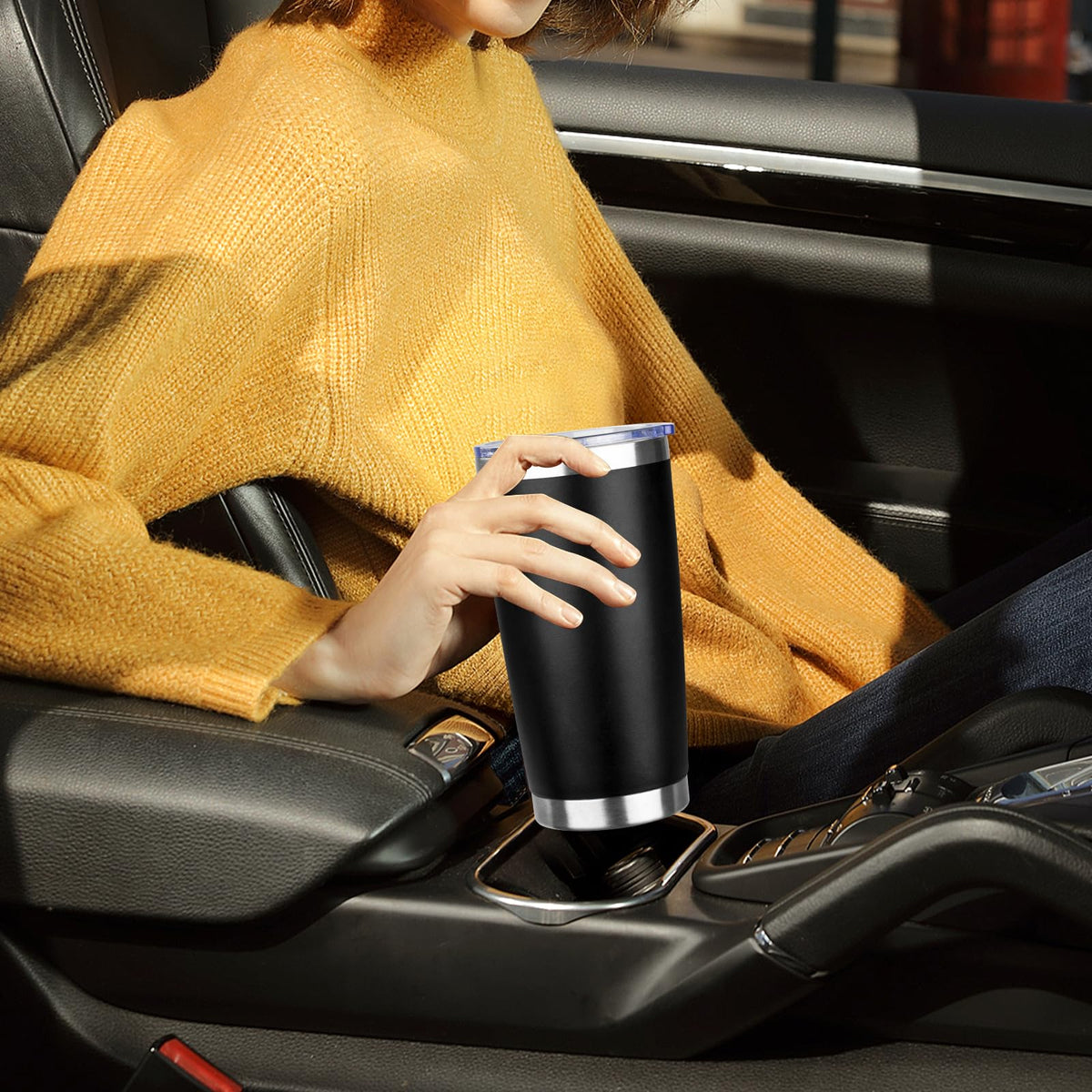 20oz Insulated Tumbler with Lid Straw D138
