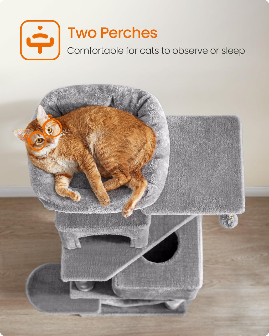 Light Gray Cat Tree S31262