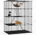 Large 4-Tier Metal Wire Cat Cage W752