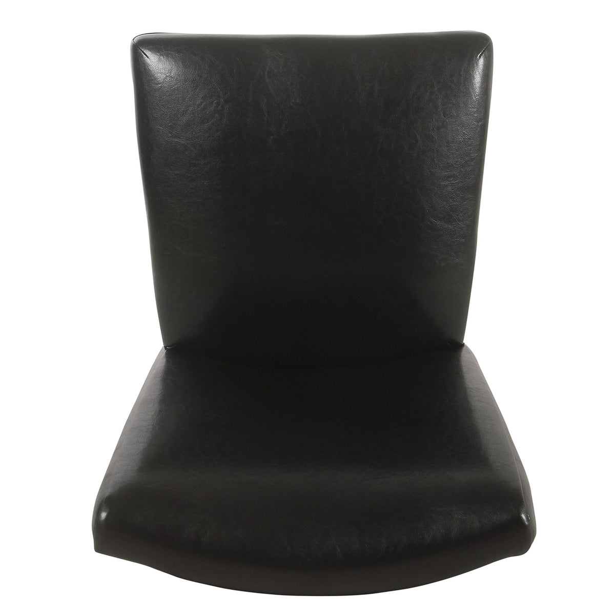 Black Faux Leather Dining Chair Set of 2 B784