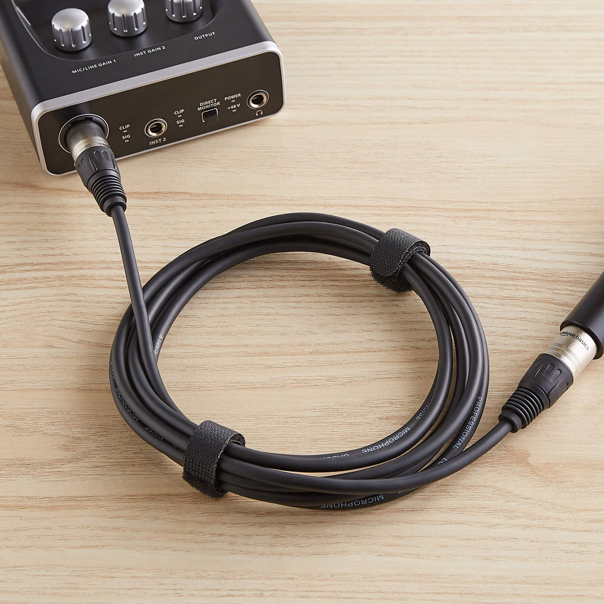 2-Pack 15 Foot Black XLR Microphone Cable J534