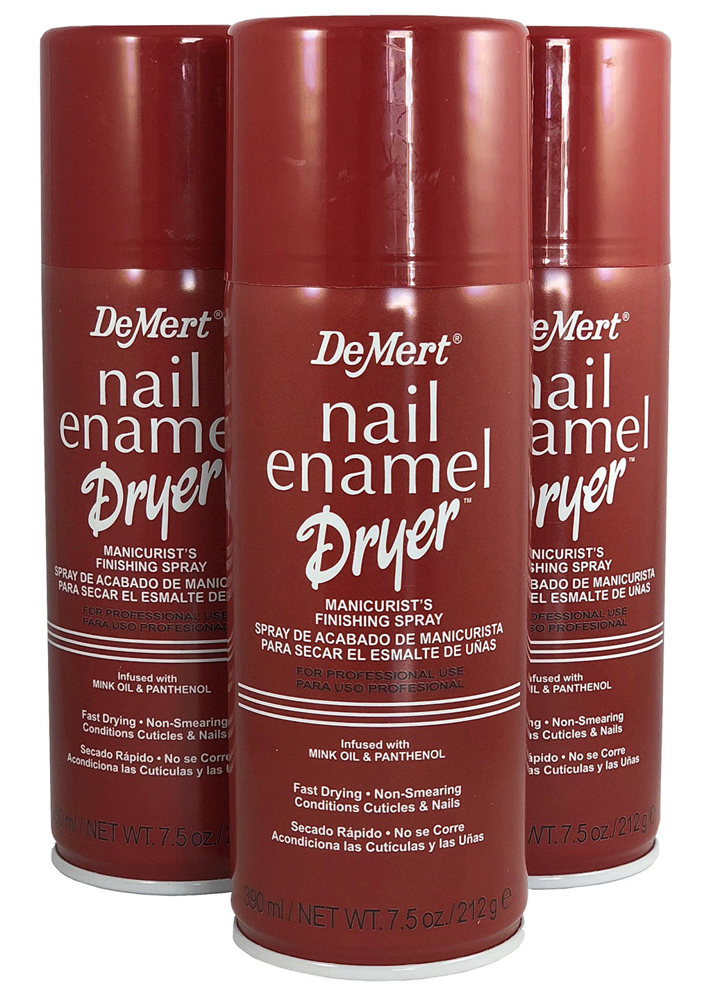 Nail Enamel Dryer Spray 7.5 Ounce Pack of 3 O78165