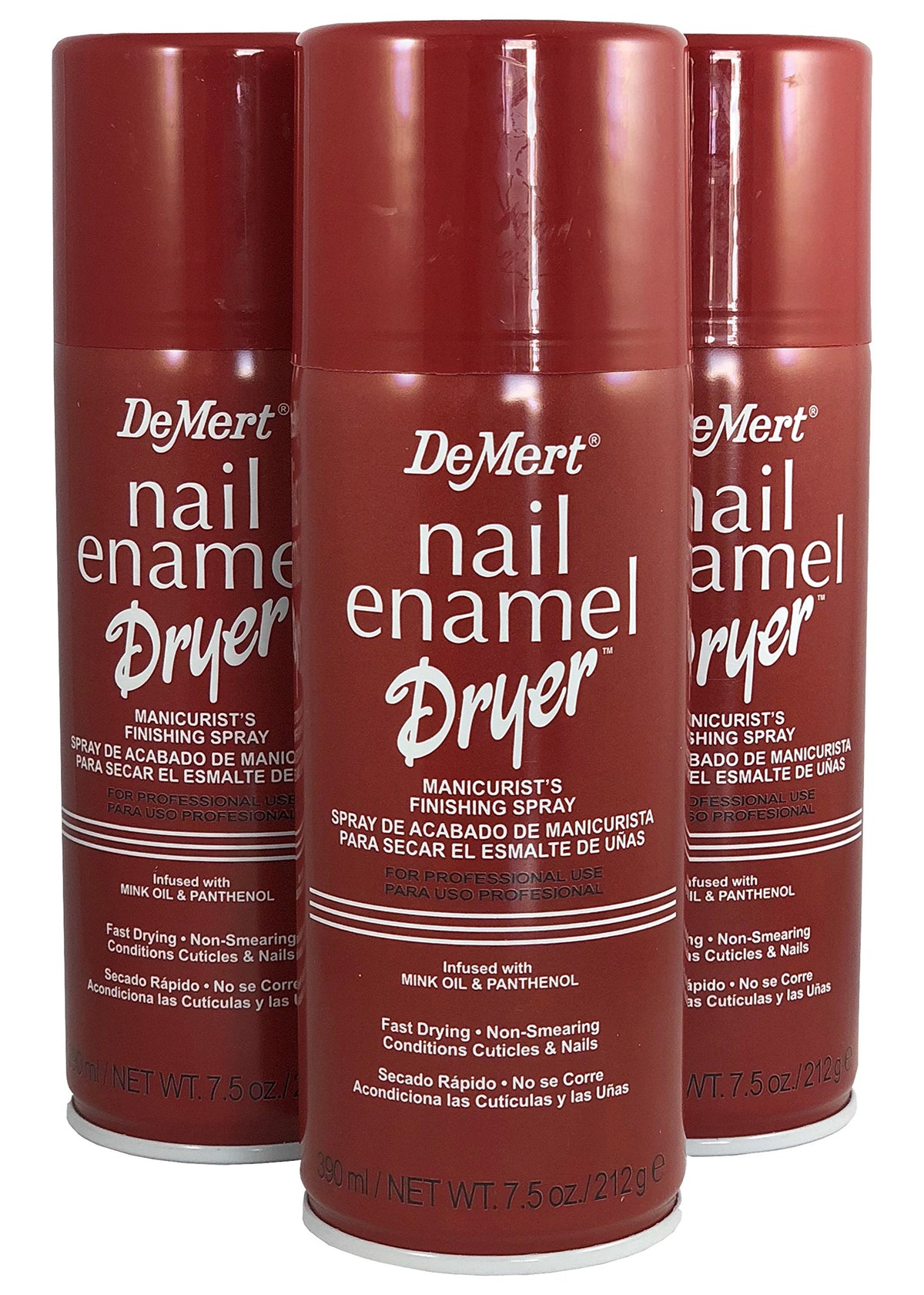 Nail Enamel Dryer Spray 7.5 Ounce Pack of 3 O78165