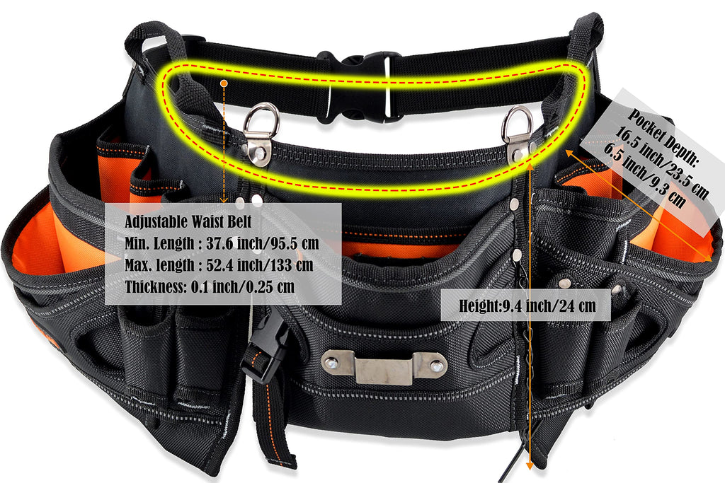 Heavy-Duty 18-Pocket Tool Belt I622033