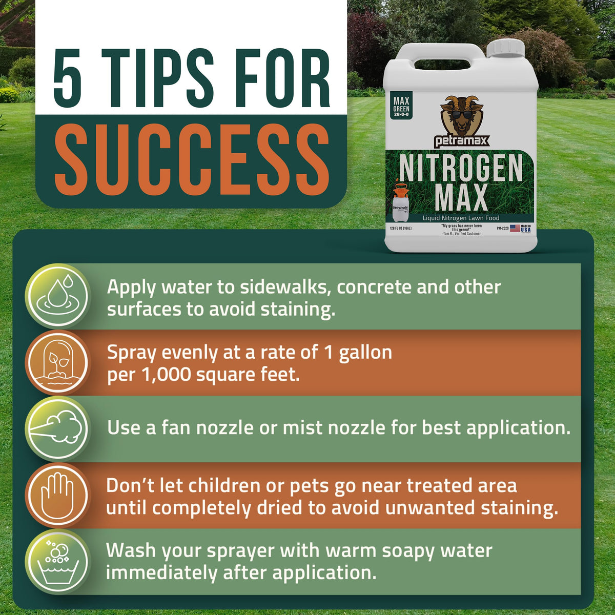 1 Gallon 28-0-0 Liquid Nitrogen Fertilizer V459