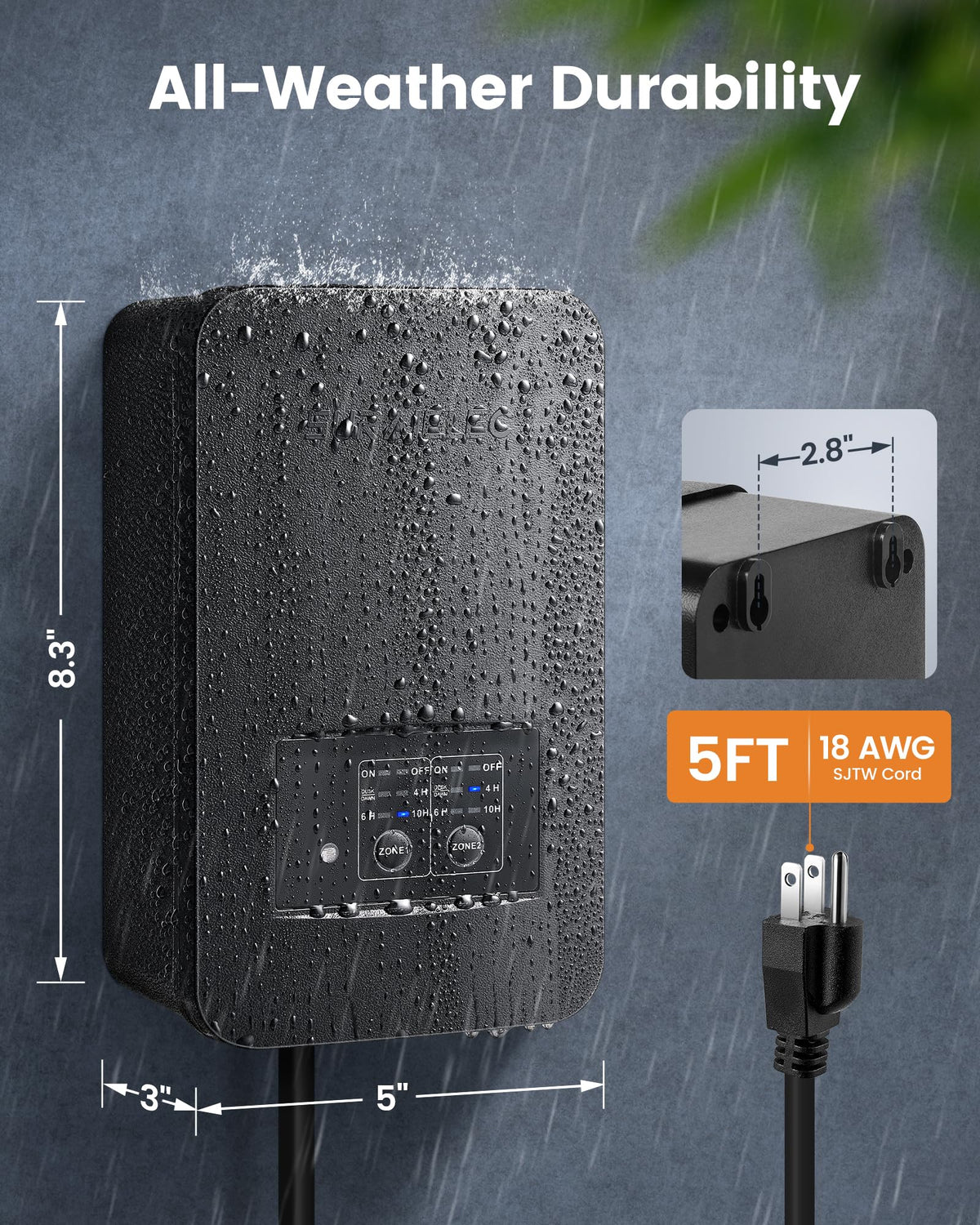 200W Low Voltage Landscape Transformer P810436
