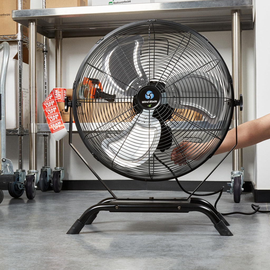 24 Inch Steel Floor and Wall-Mount Misting Fan U221004