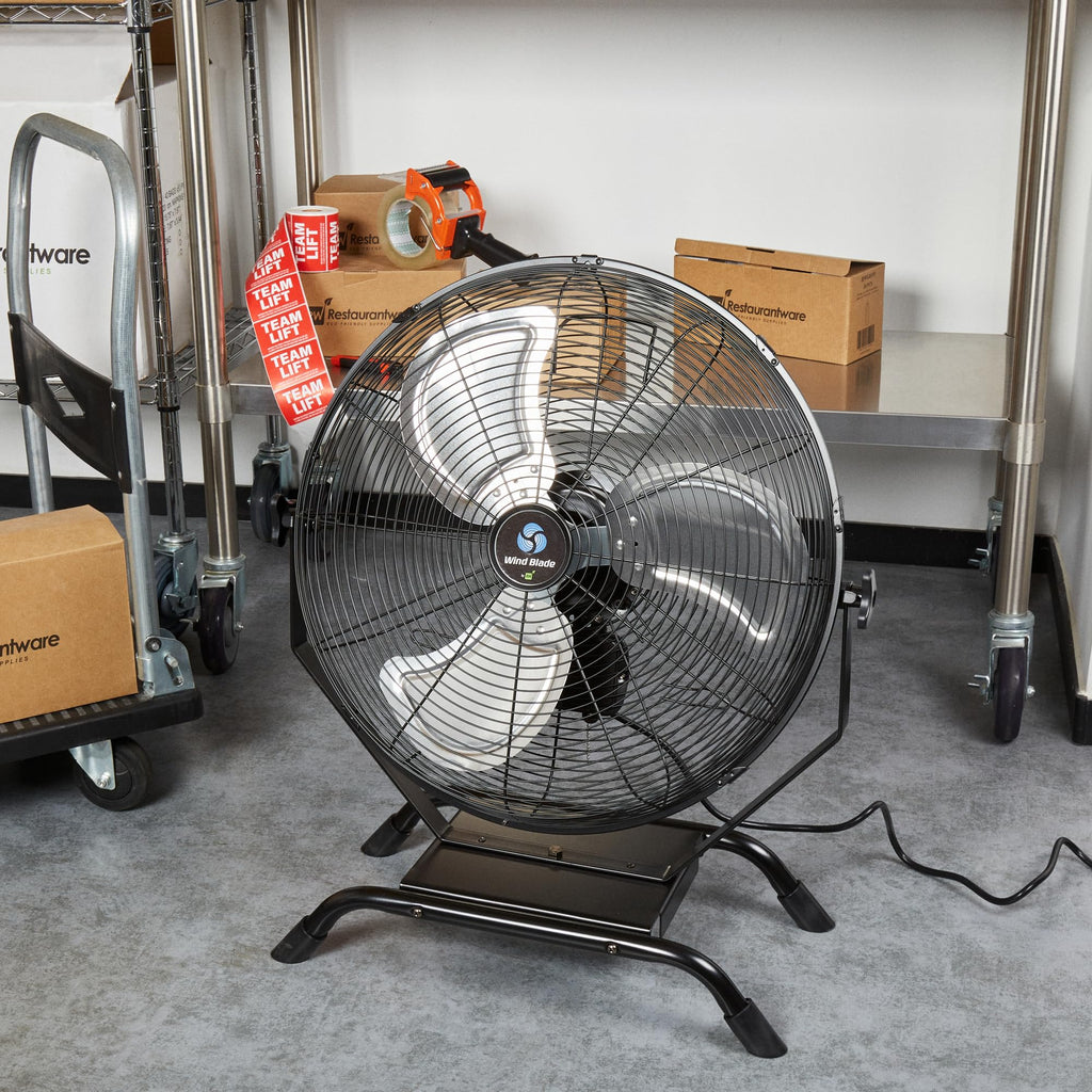24 Inch Steel Floor and Wall-Mount Misting Fan U221004